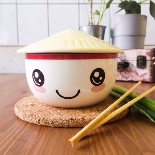 Immagine del prodotto Ciotola Kawaii con coperchio per fan dell'Anime