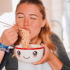 Immagine del prodotto Ciotola Kawaii con coperchio per fan dell'Anime