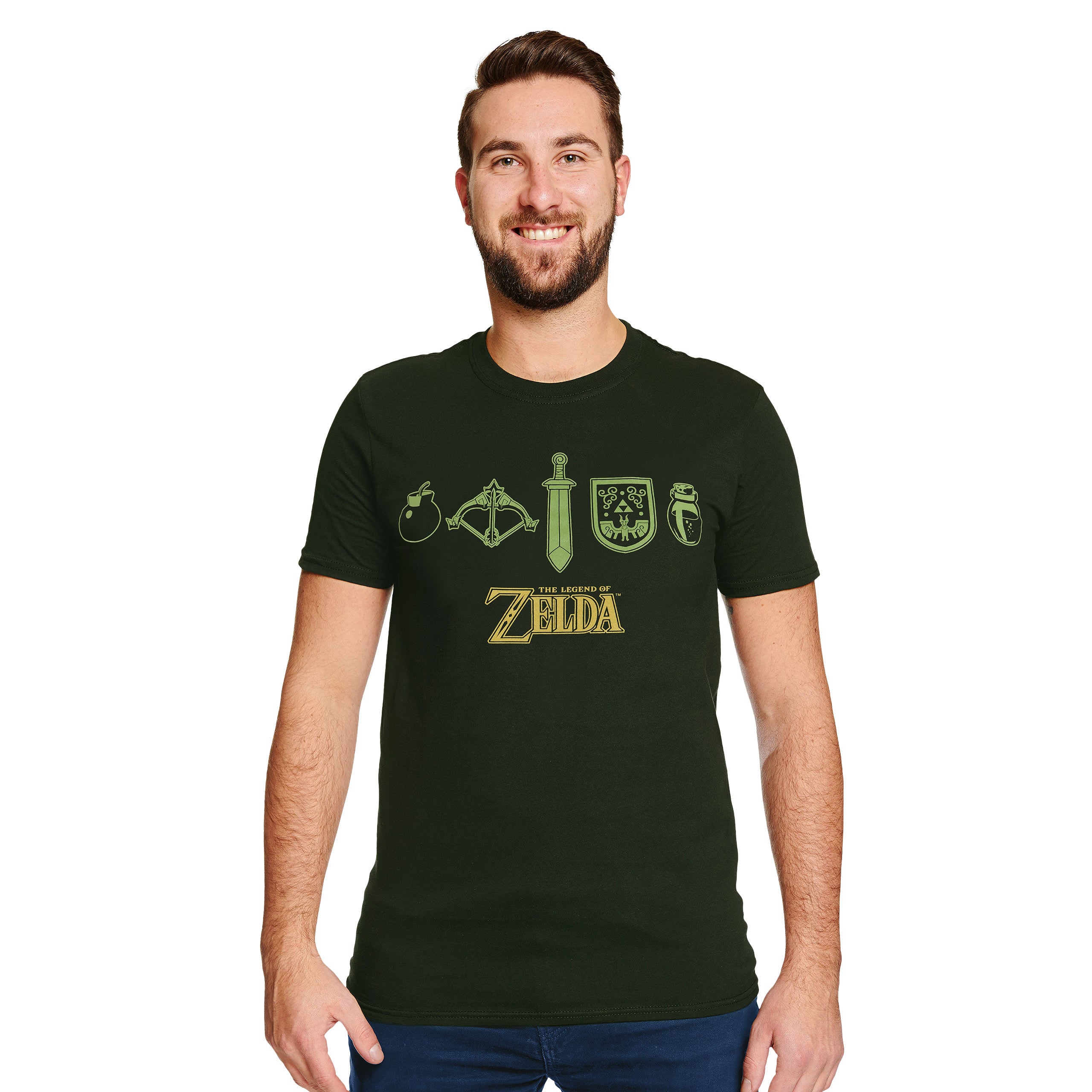 Immagine del prodotto Zelda - Icons T-Shirt verde
