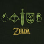 Immagine del prodotto Zelda - Icons T-Shirt verde