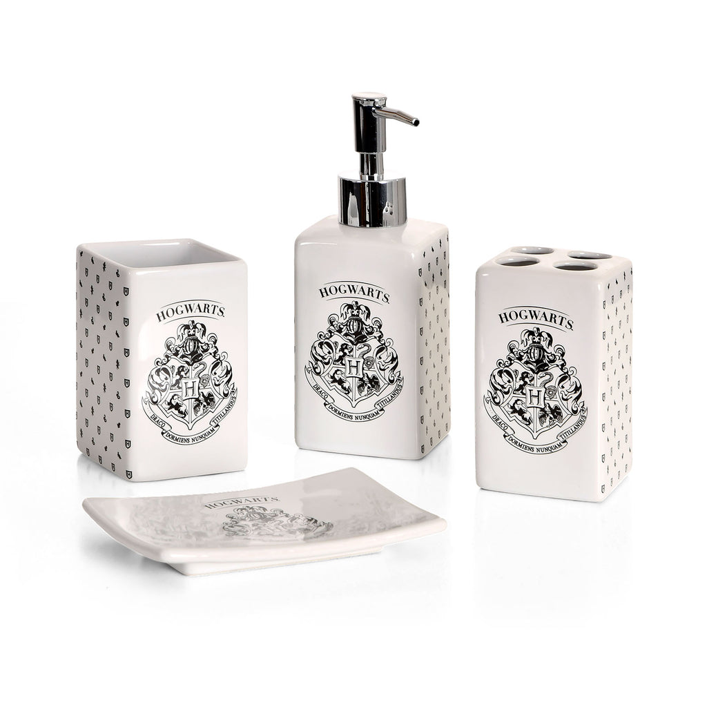 Immagine del prodotto Harry Potter - Set da bagno a 4 pezzi con lo stemma di Hogwarts