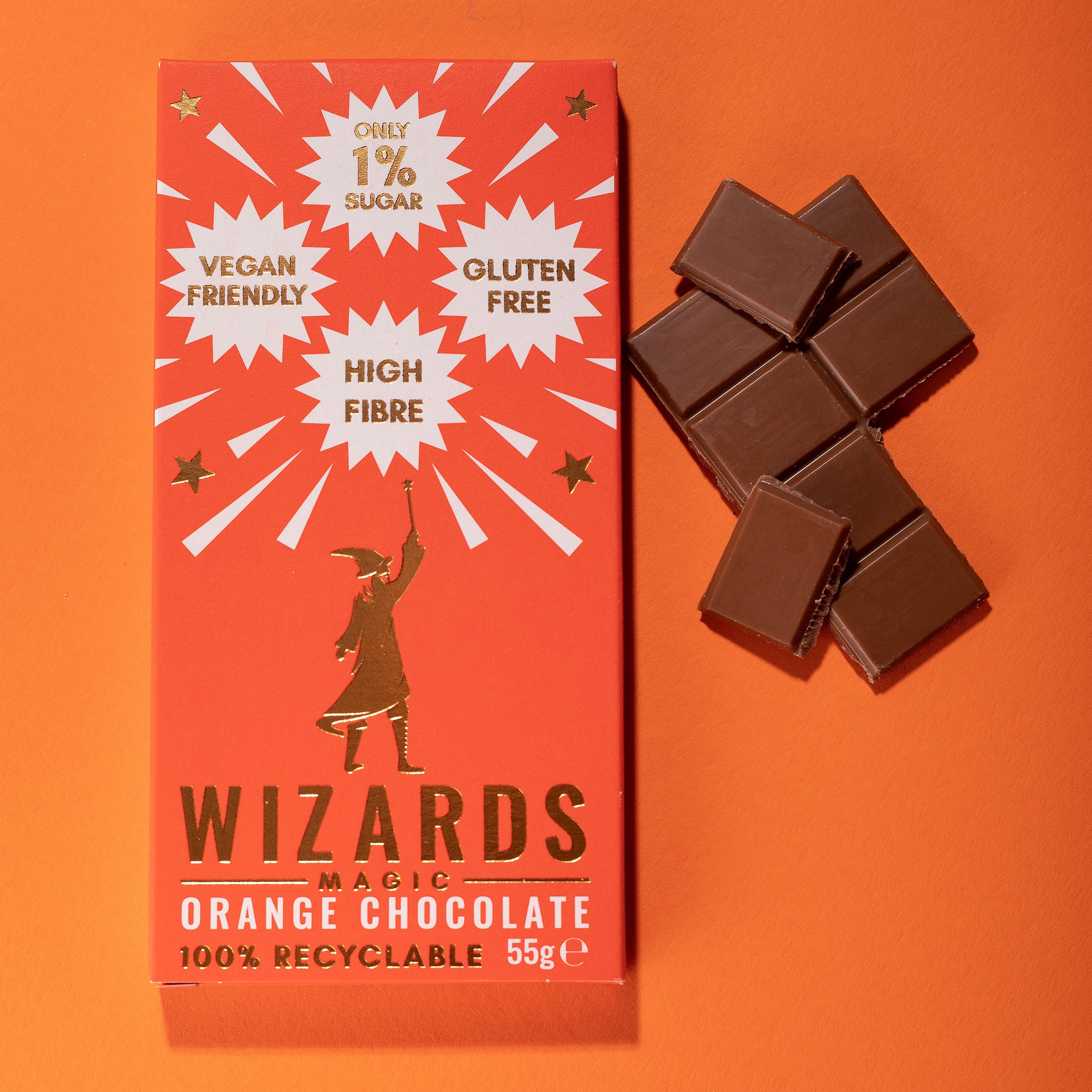 Product image Wizards Magic - Orange chocolate 12 bars