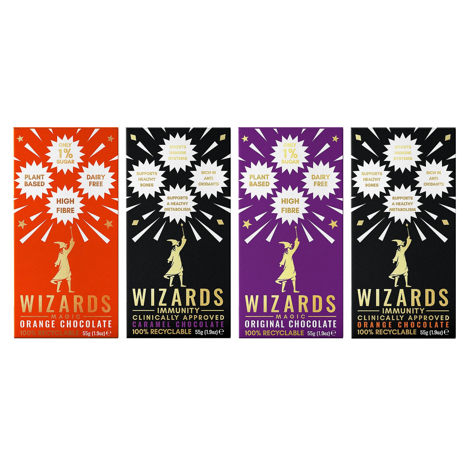 Immagine del prodotto Wizards Magic - Selezione di cioccolato 4 tavolette