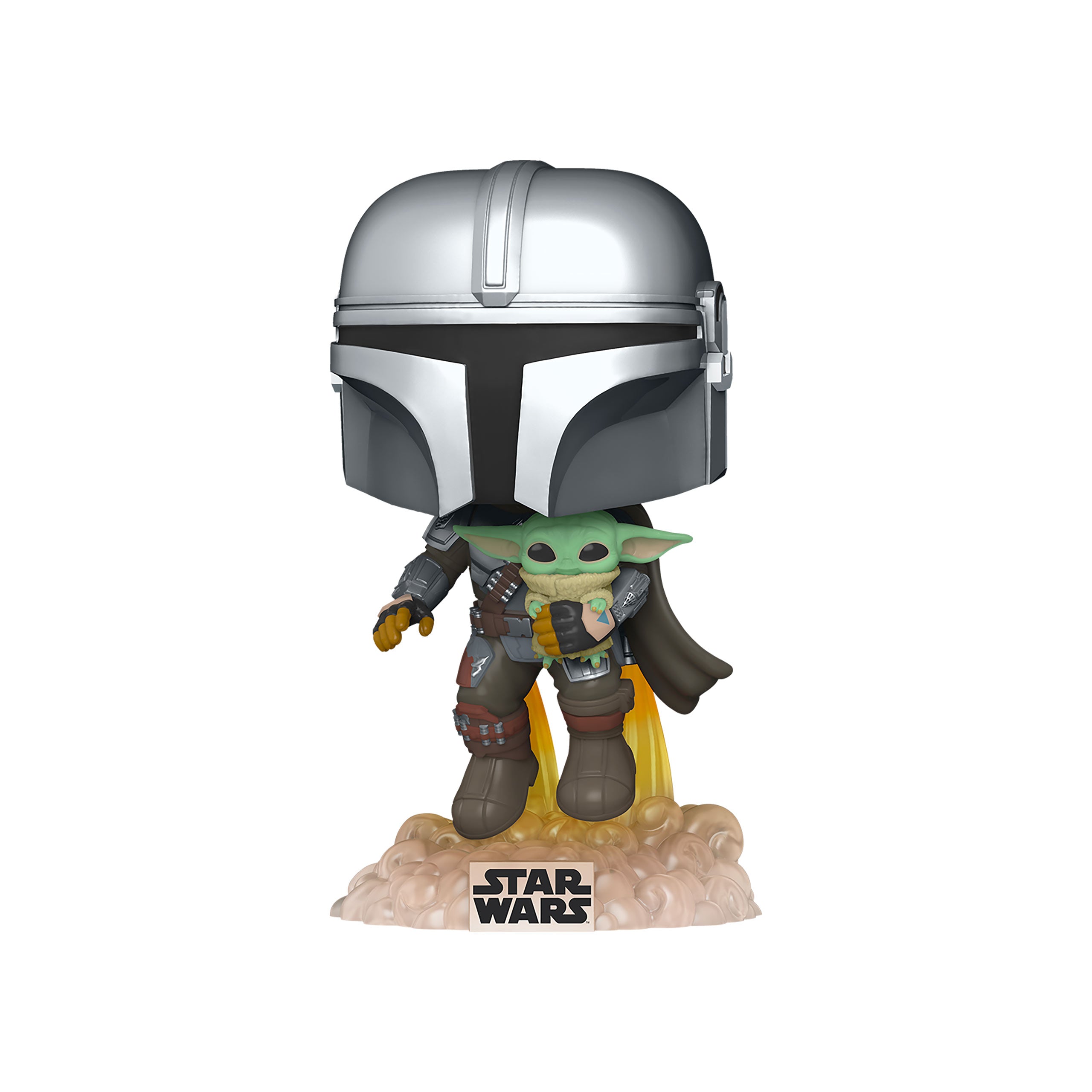Immagine del prodotto The Mandalorian con The Child Figura a bobblehead Funko Pop - Star Wars