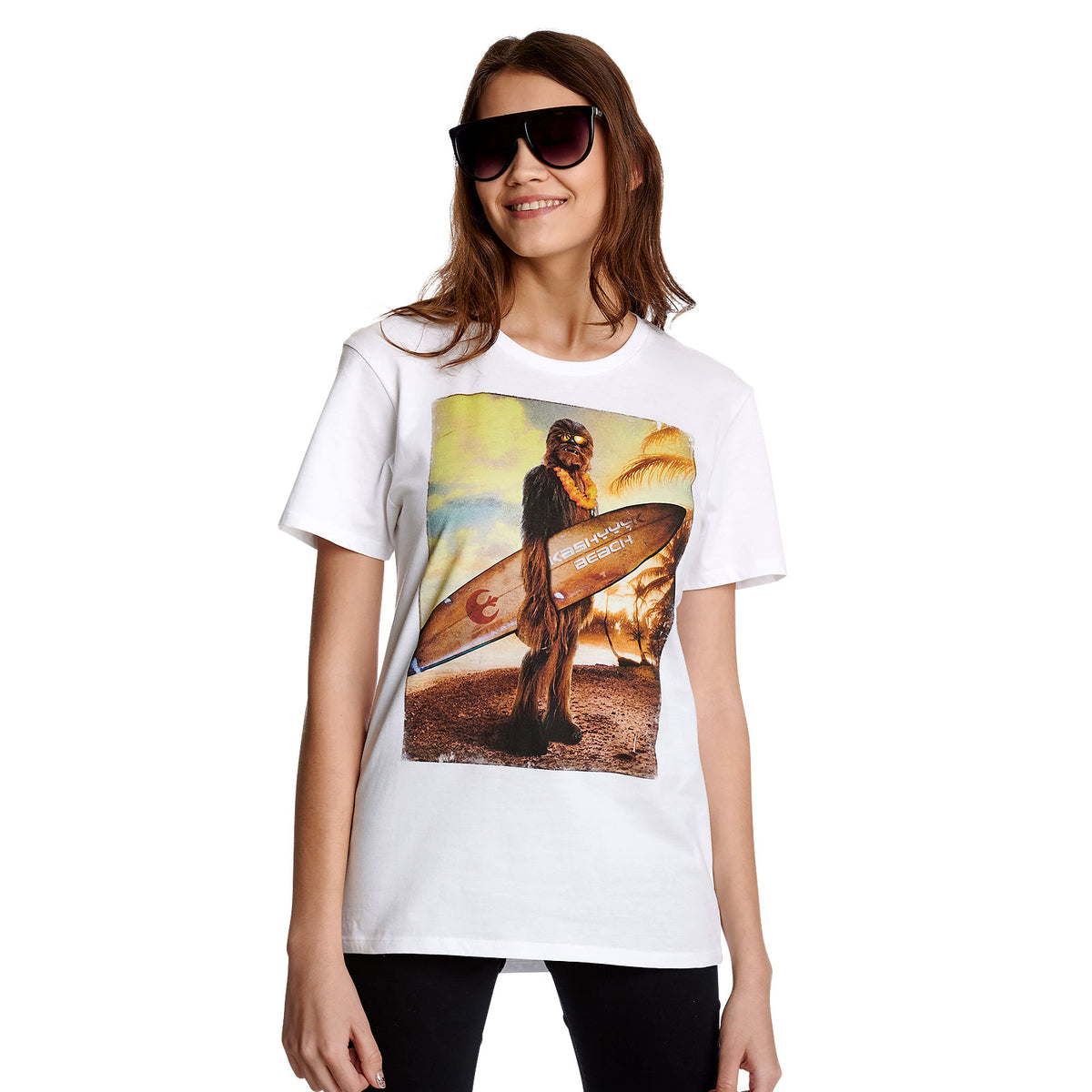 Immagine del prodotto Star Wars - Wookiee Surfer T-Shirt bianca