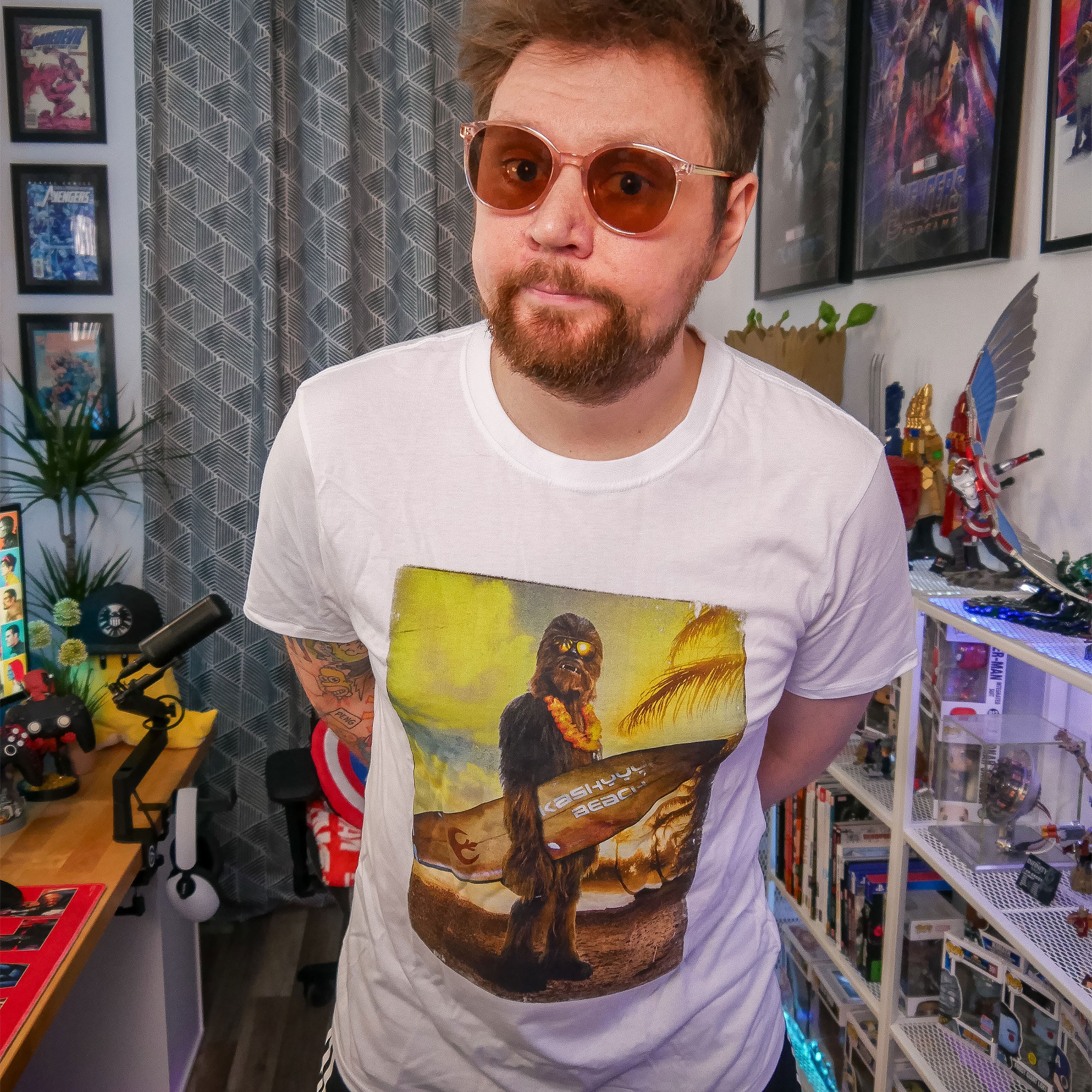 Immagine del prodotto Star Wars - Wookiee Surfer T-Shirt bianca