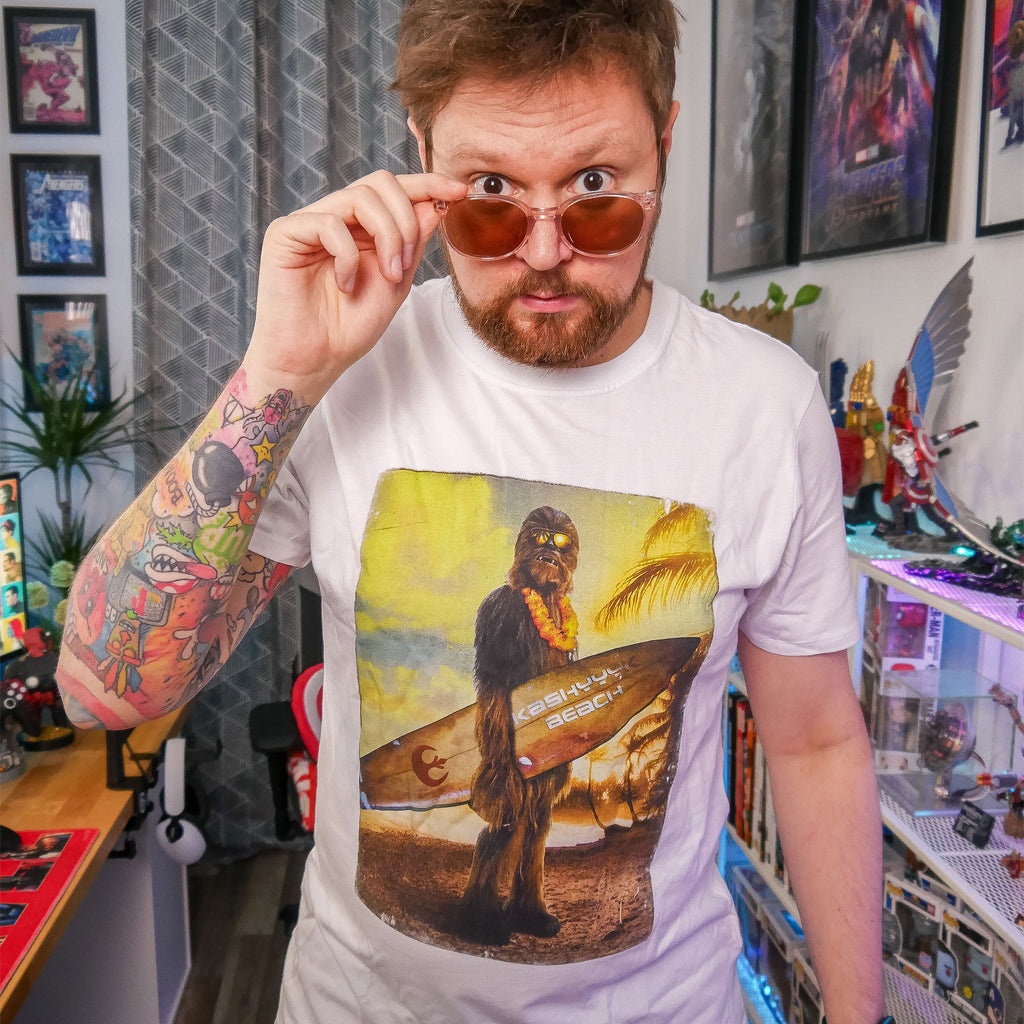 Immagine del prodotto Star Wars - Wookiee Surfer T-Shirt bianca