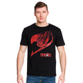 Immagine del prodotto Fairy Tail - T-shirt nera con logo di Natsu
