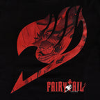 Immagine del prodotto Fairy Tail - T-shirt nera con logo di Natsu