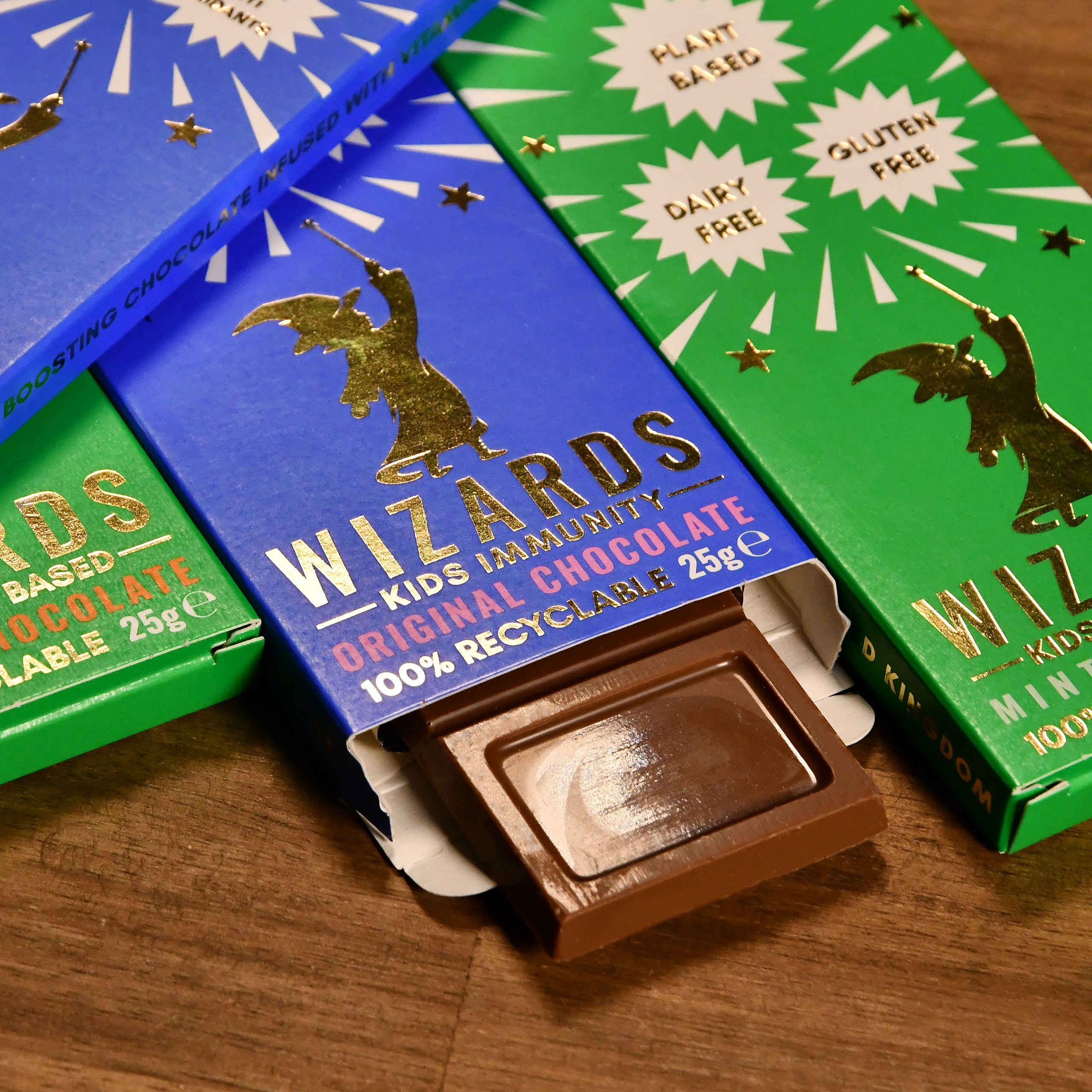 Immagine del prodotto Wizards Magic - Selezione di cioccolato per bambini 4 tavolette