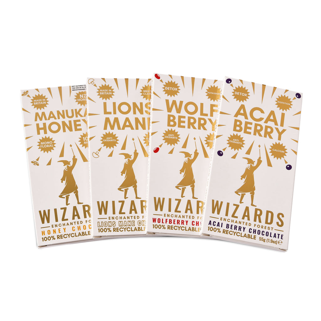Product image Wizards Magic - Enchanted Forest Selection Chocolate 4 Bars