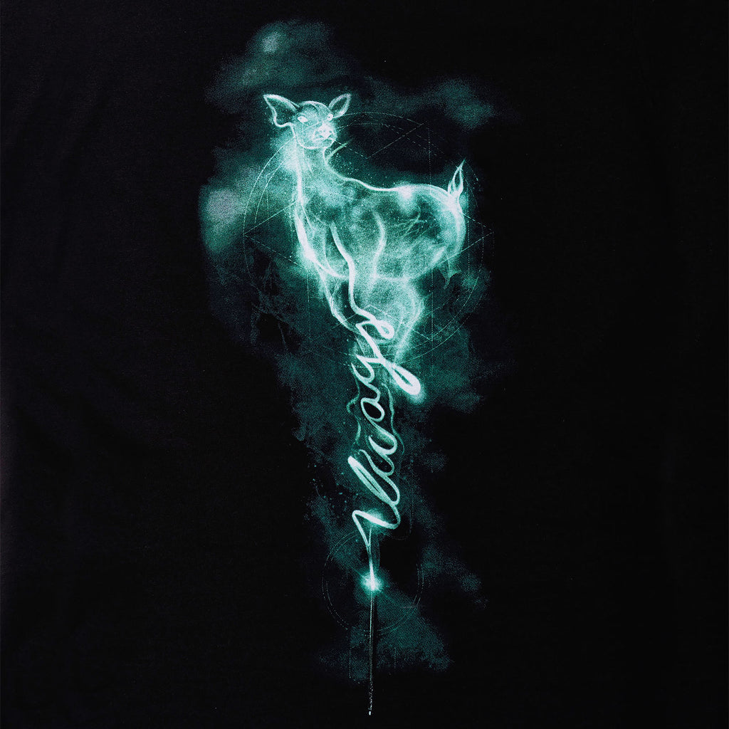Immagine del prodotto T-shirt da donna Snape Patronus Always nera - Harry Potter