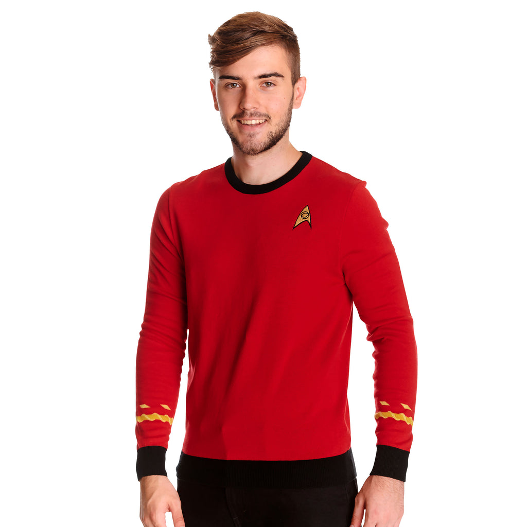 Immagine del prodotto Star Trek - Maglione a maglia con uniforme di Scotty rosso