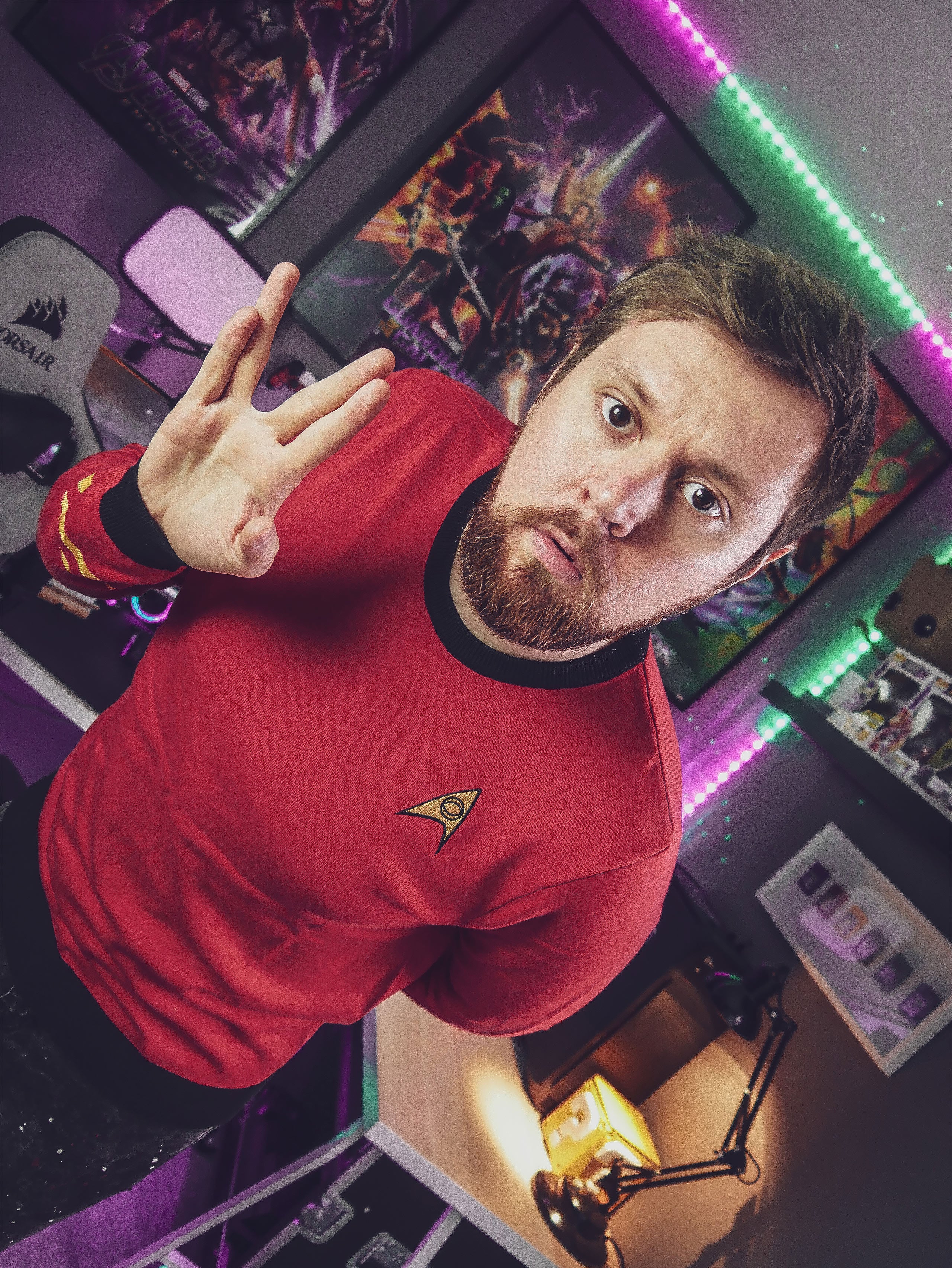 Immagine del prodotto Star Trek - Maglione a maglia con uniforme di Scotty rosso