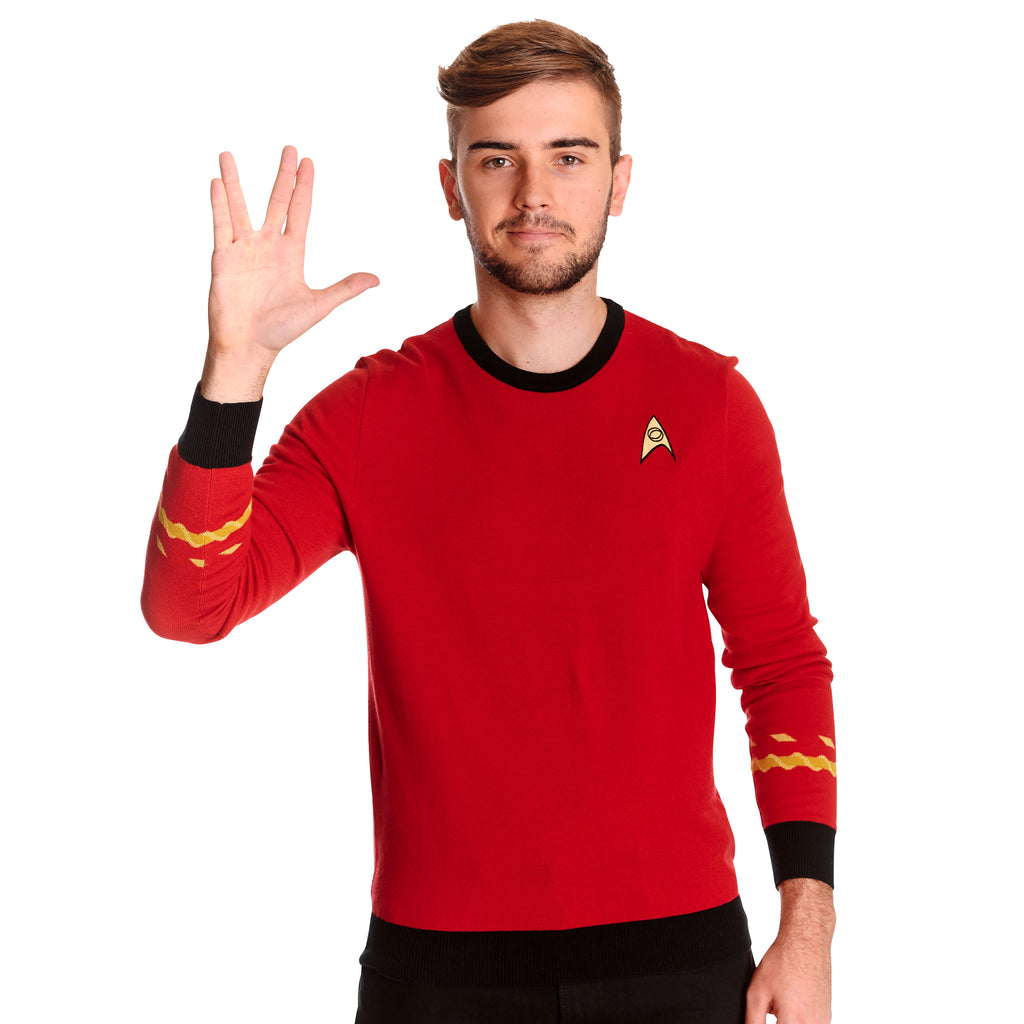 Immagine del prodotto Star Trek - Maglione a maglia con uniforme di Scotty rosso