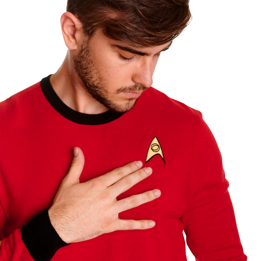 Immagine del prodotto Star Trek - Maglione a maglia con uniforme di Scotty rosso