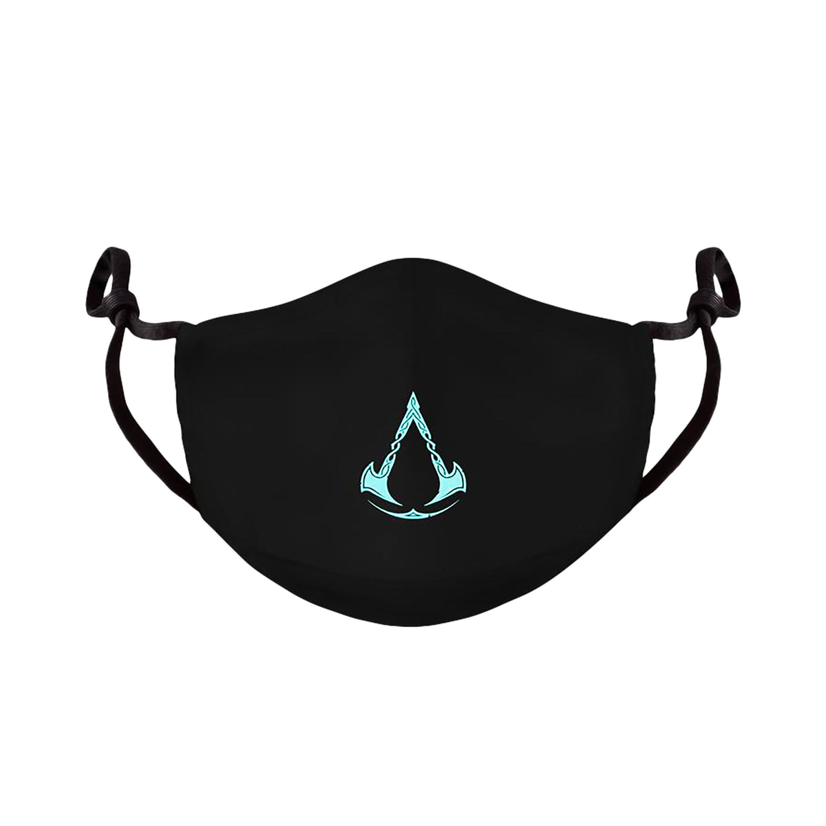 Immagine del prodotto Assassin's Creed - Maschera per il viso nera con logo Valhalla