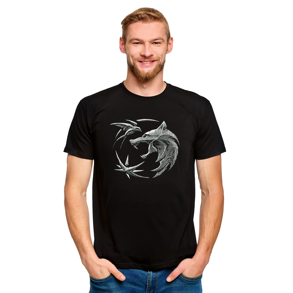 Immagine del prodotto Witcher - T-shirt Emblema del Lupo nera