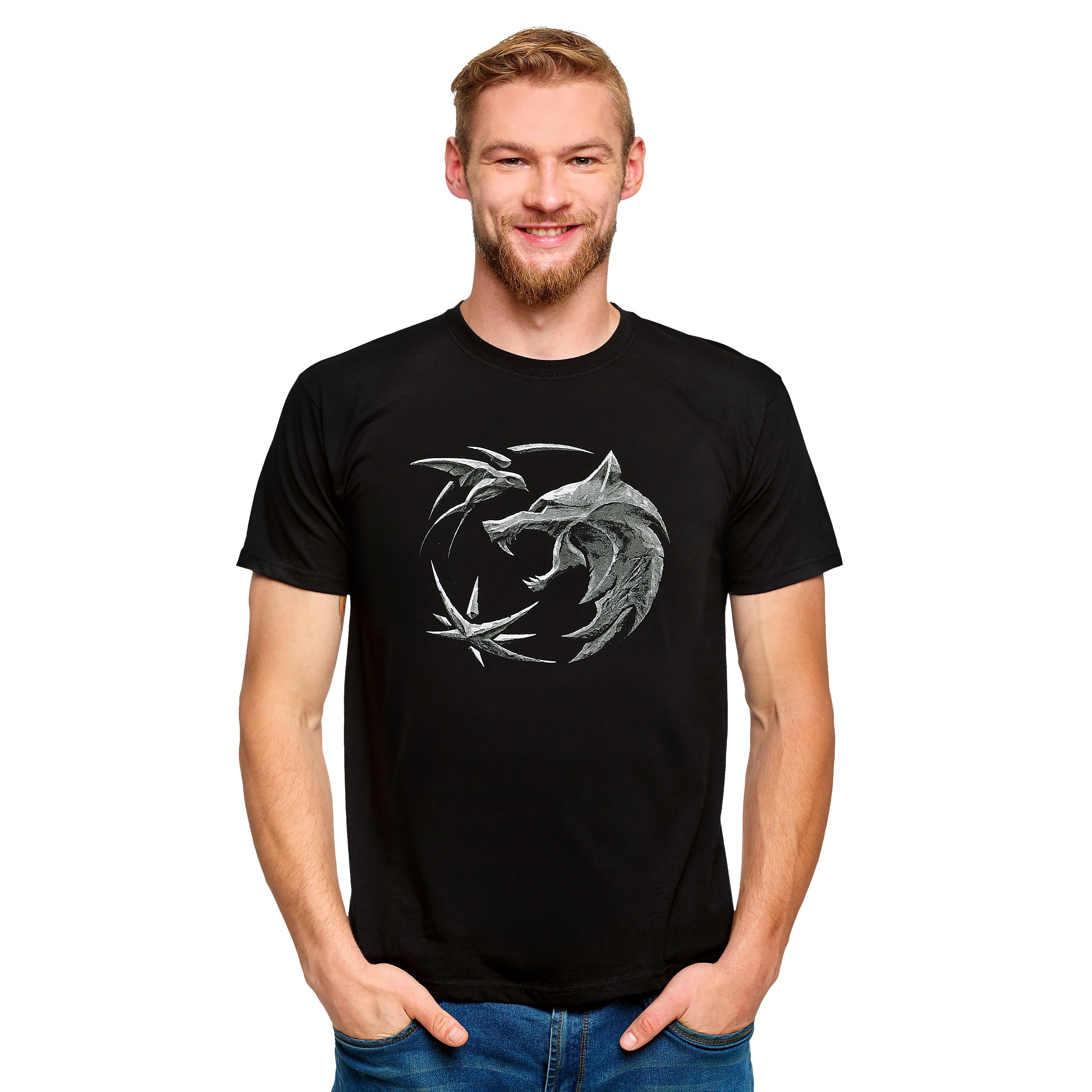 Immagine del prodotto Witcher - T-shirt Emblema del Lupo nera
