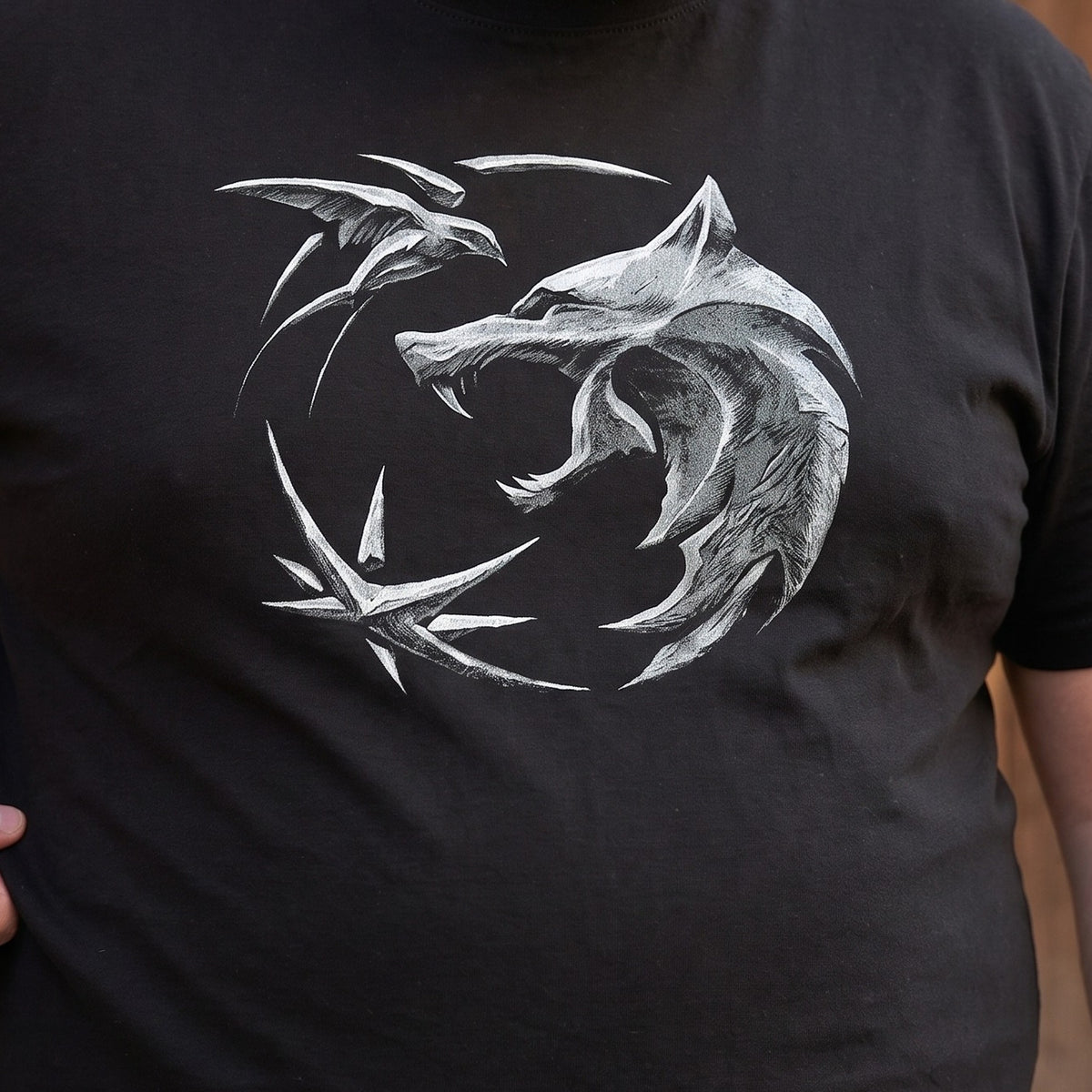 Immagine del prodotto Witcher - T-shirt Emblema del Lupo nera