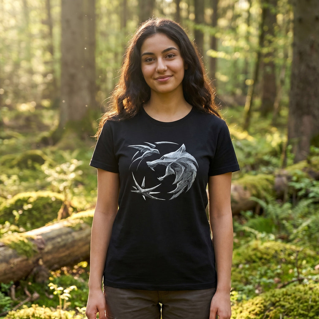 Immagine del prodotto Witcher - T-shirt Emblema del Lupo nera