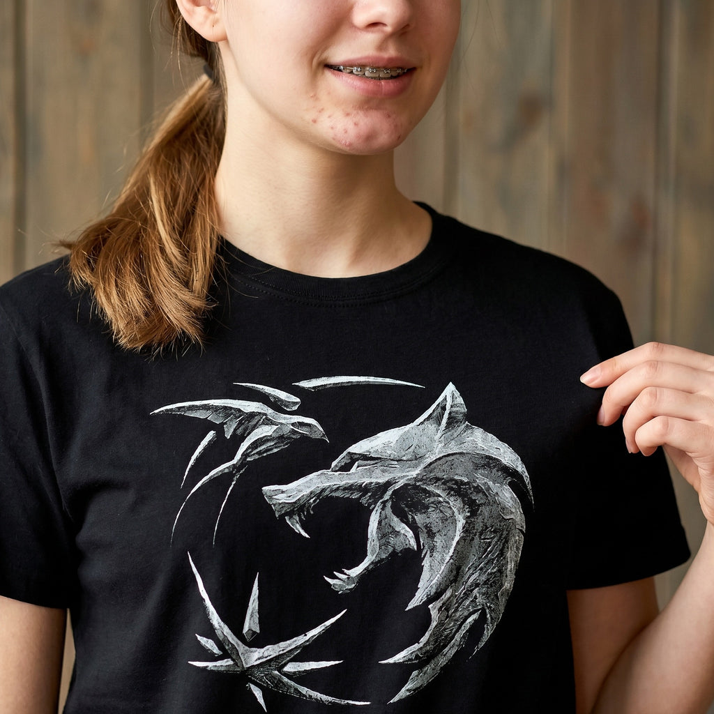 Immagine del prodotto Witcher - T-shirt Emblema del Lupo nera