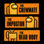 Immagine del prodotto Maglietta Impostor From Life To Death per fan di Among Us nero