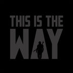 Immagine del prodotto T-shirt The Way per fan di Star Wars nera