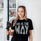 Immagine del prodotto T-shirt The Way per fan di Star Wars nera