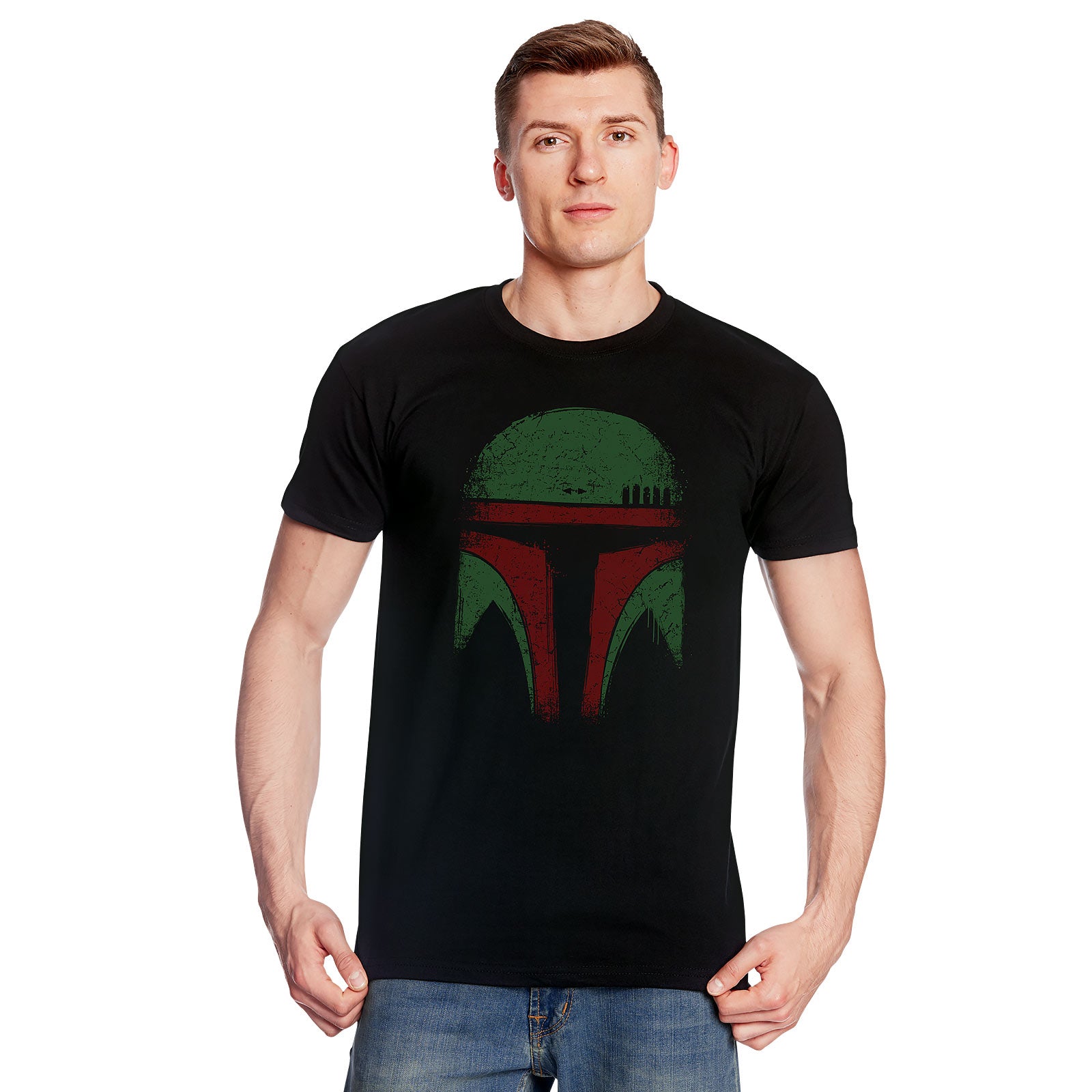 Immagine del prodotto Maglietta Boba Face per fan di Star Wars nera