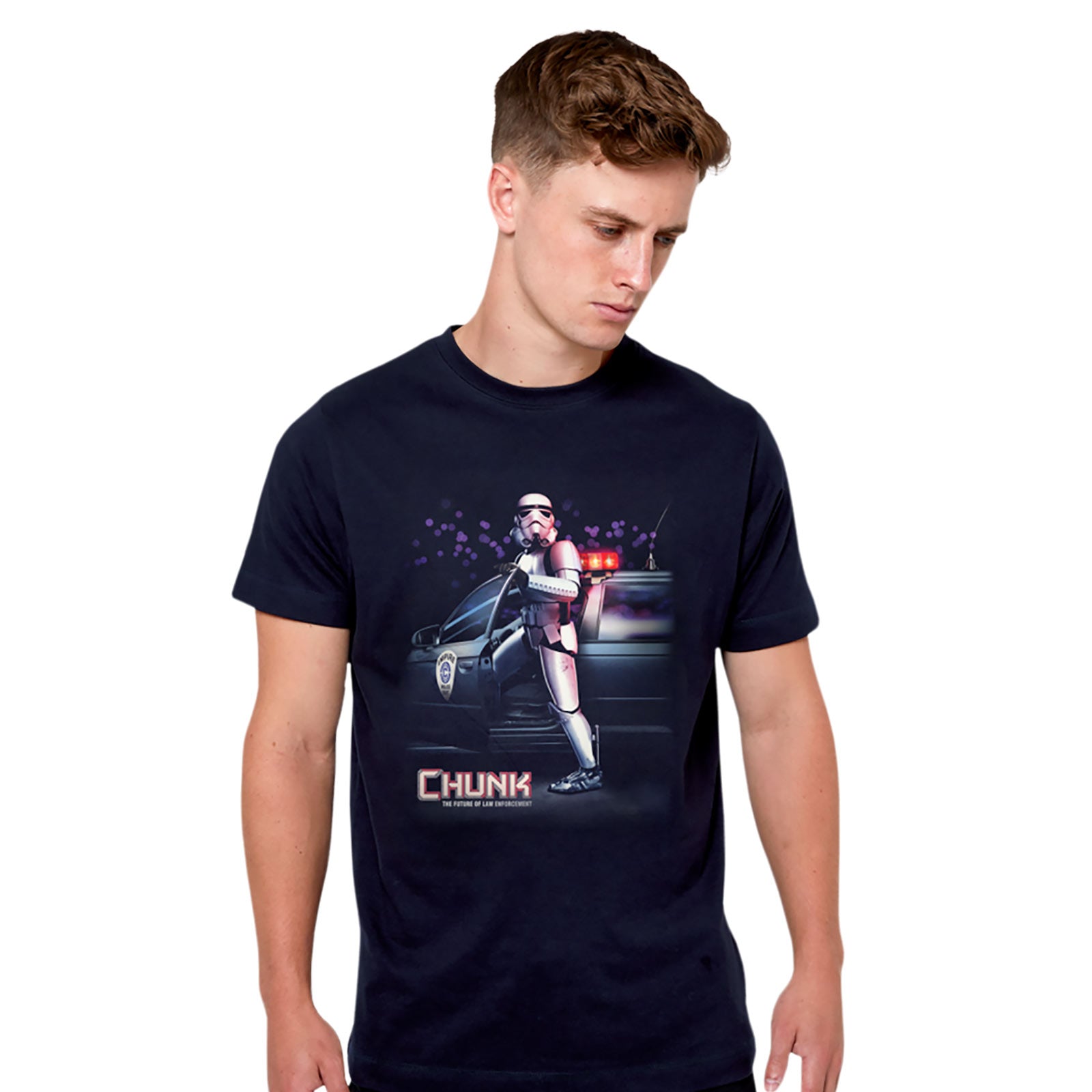 Immagine del prodotto T-shirt Robo Chunk per fan di Star Wars blu