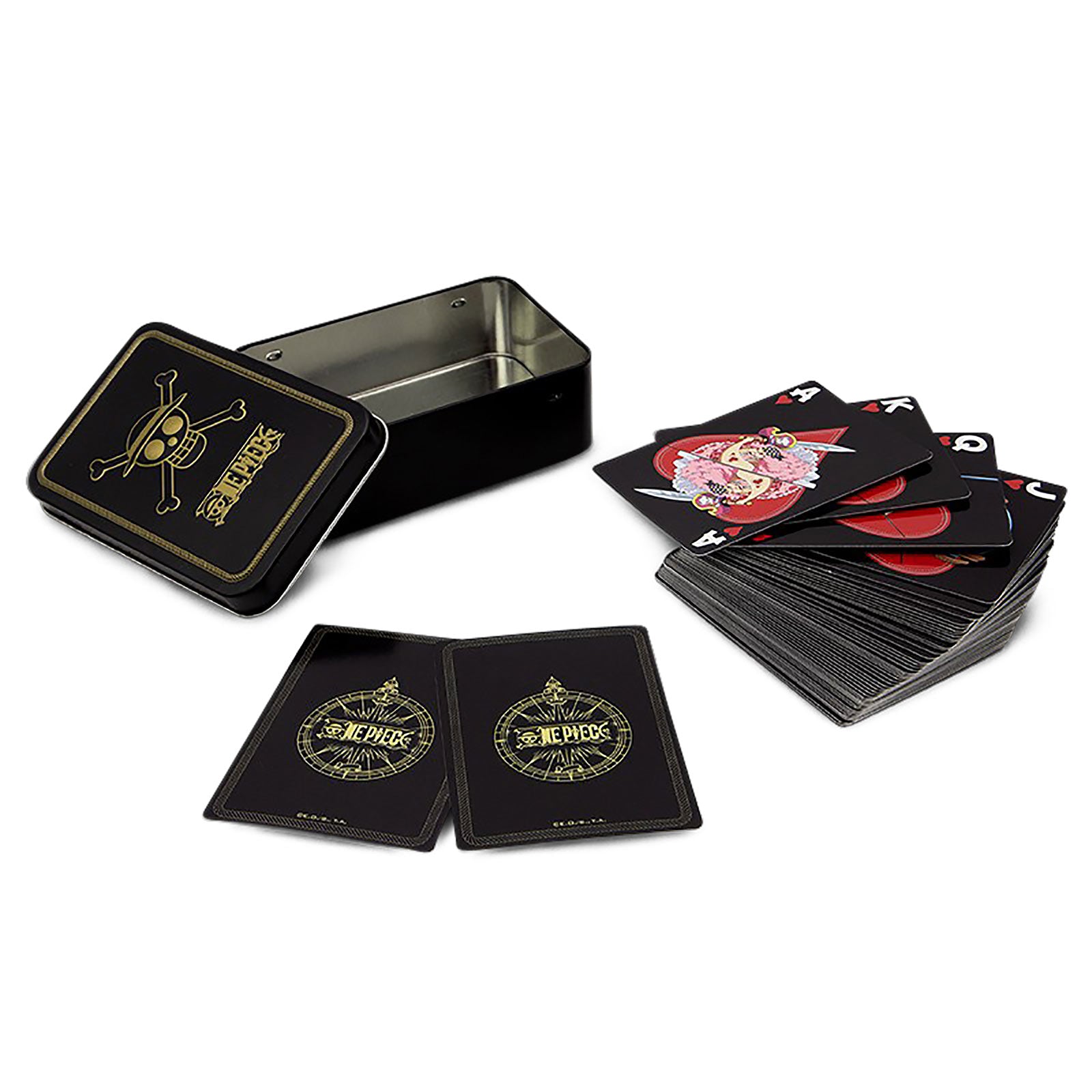 Immagine del prodotto One Piece - Carte da gioco Skull in scatola di metallo