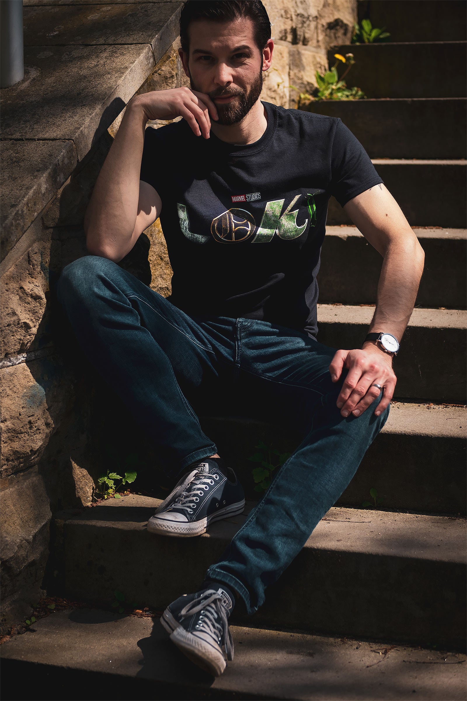 Immagine del prodotto Loki - T-shirt con logo nera