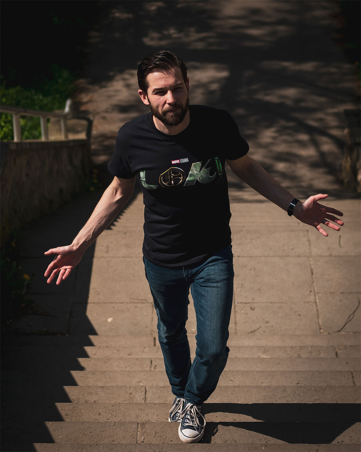 Immagine del prodotto Loki - T-shirt con logo nera