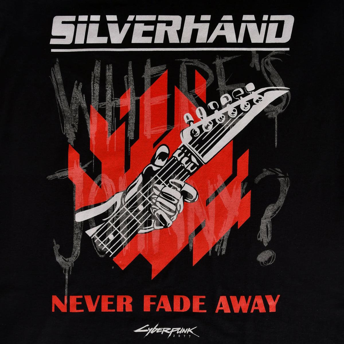 Immagine del prodotto Cyberpunk 2077 - Johnny Fade Glow in the Dark T-shirt nera