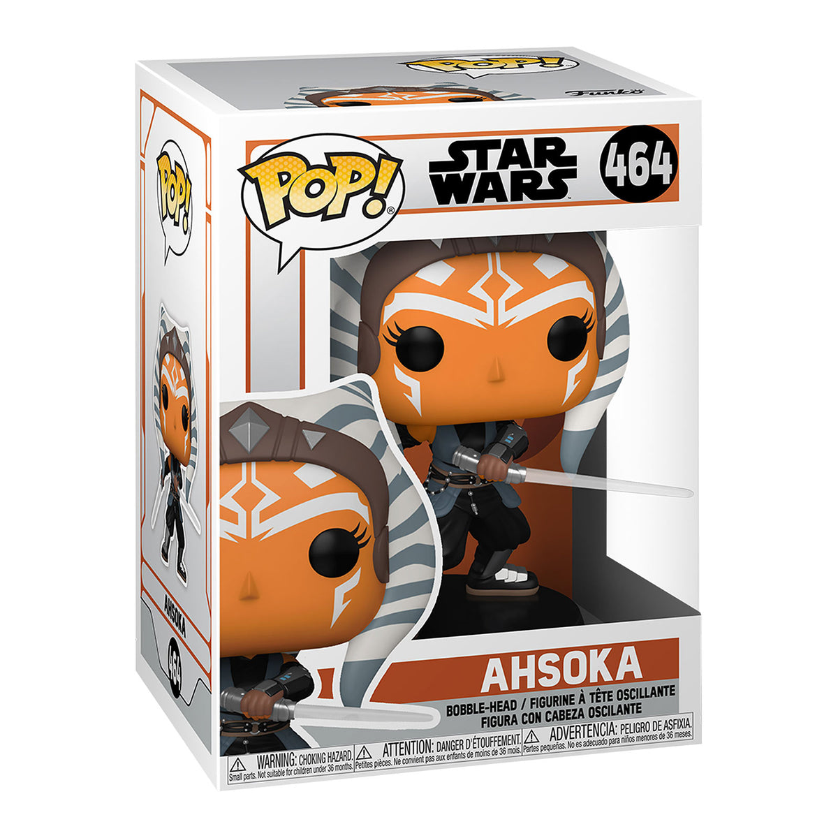 Immagine del prodotto Figura Funko Pop di Ahsoka con testa oscillante - Star Wars The Mandalorian