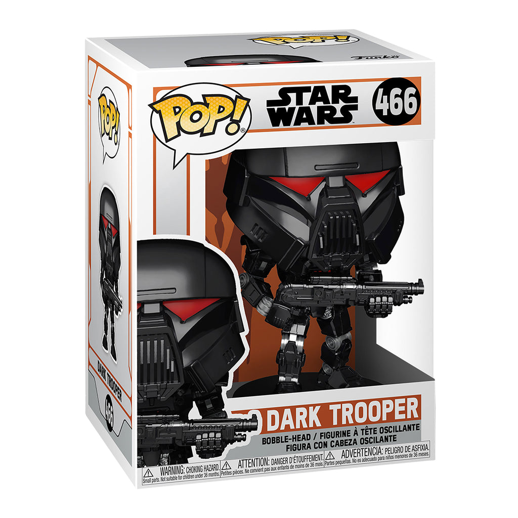 Immagine del prodotto Figura Funko Pop di Dark Trooper con testa oscillante - Star Wars The Mandalorian