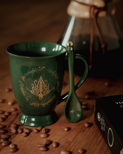 Immagine del prodotto Il Signore degli Anelli - Tazza da Collezione Elfica con Cucchiaio