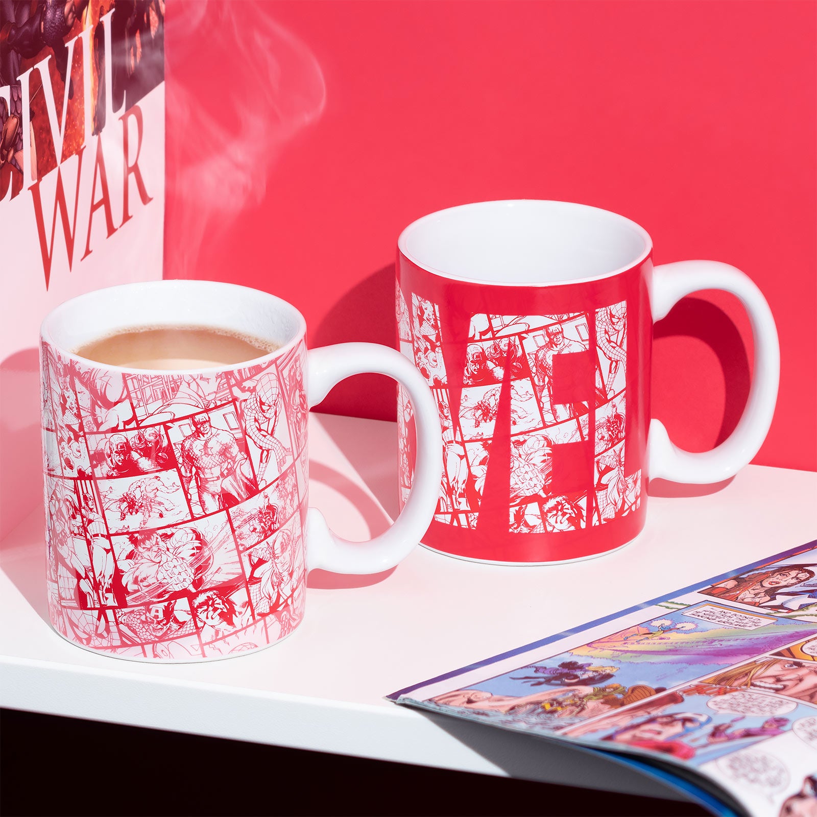 Immagine del prodotto Marvel - Tazza con logo del fumetto ad effetto termico