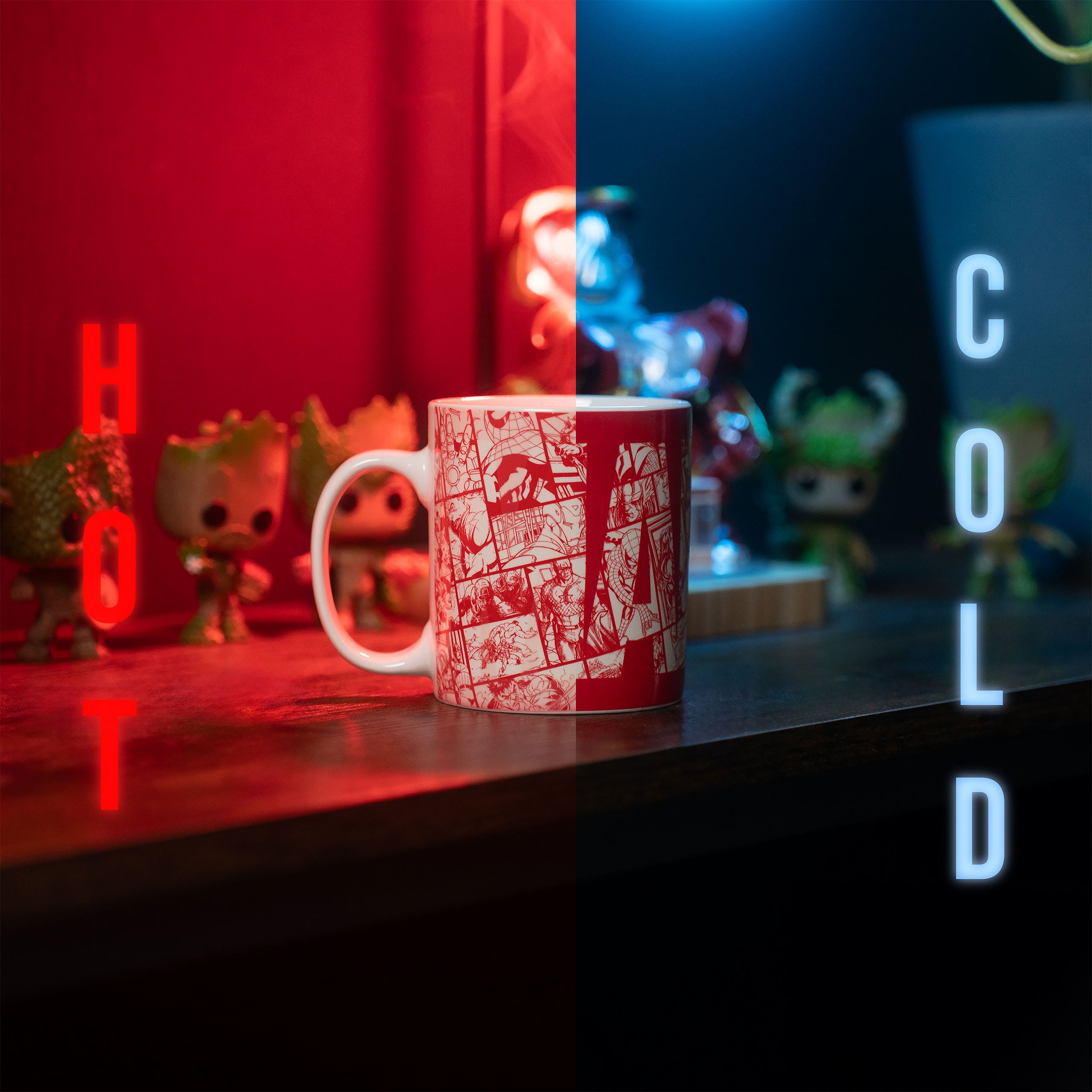 Immagine del prodotto Marvel - Tazza con logo del fumetto ad effetto termico