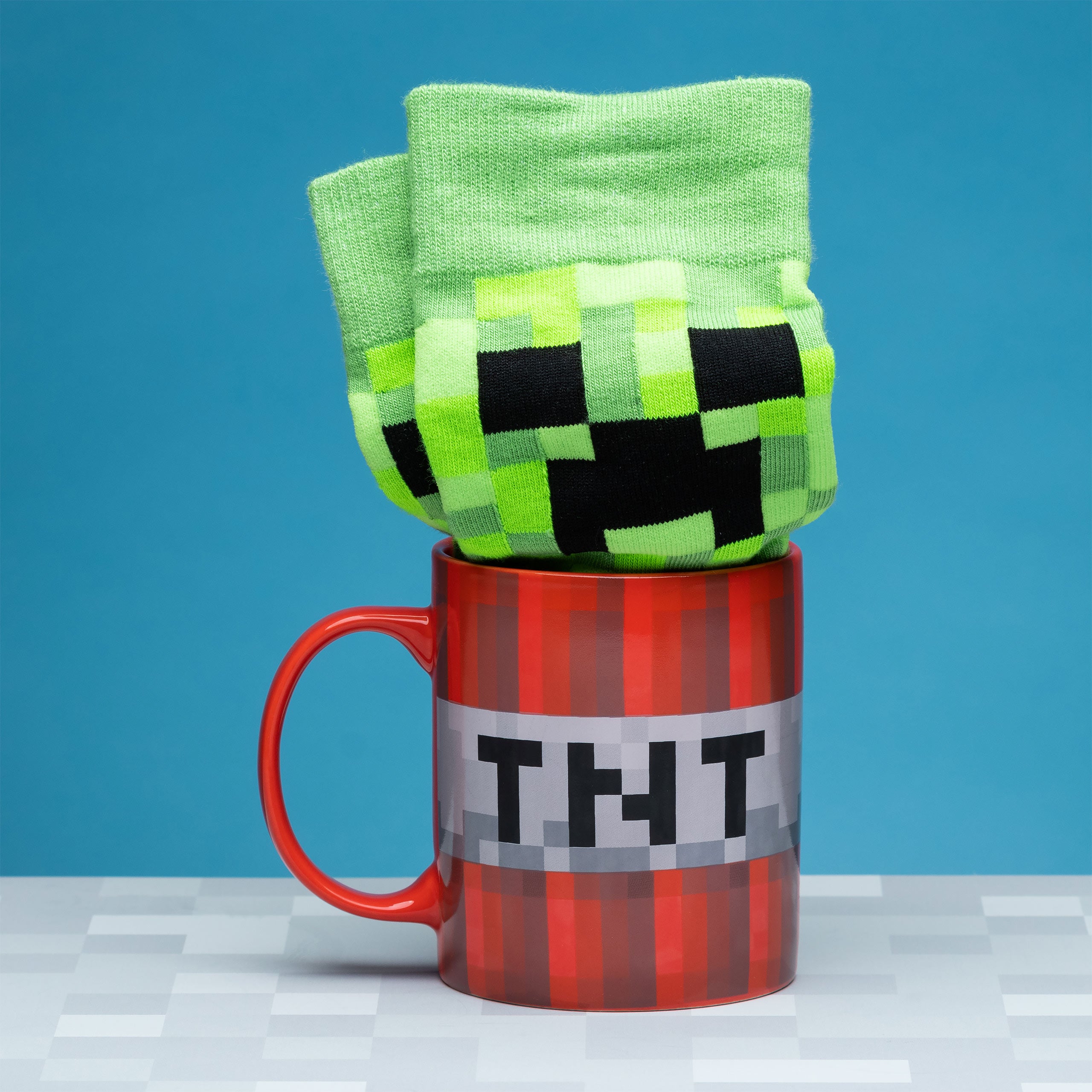 Immagine del prodotto Minecraft - Set di calzini Creeper e tazza TNT