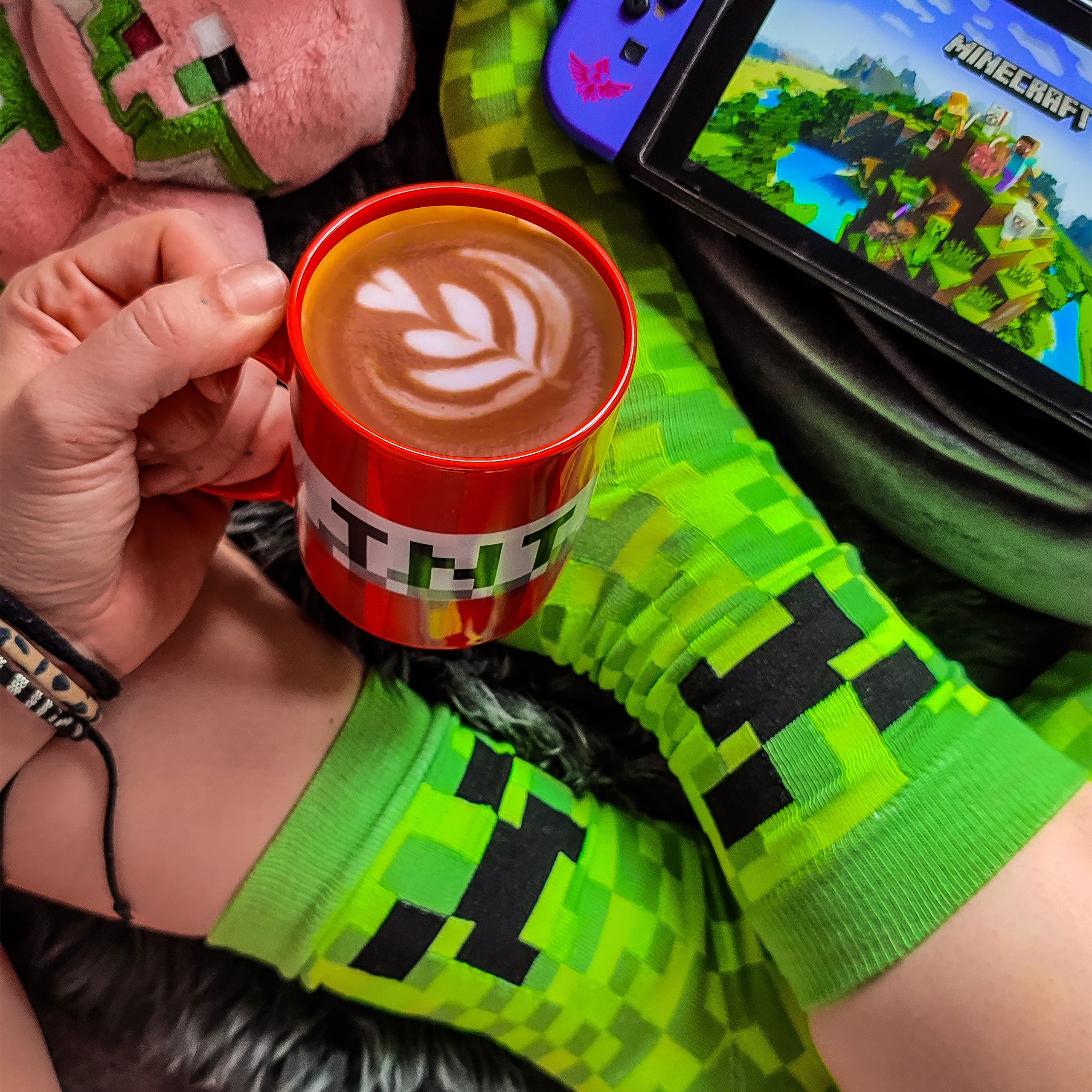 Immagine del prodotto Minecraft - Set di calzini Creeper e tazza TNT