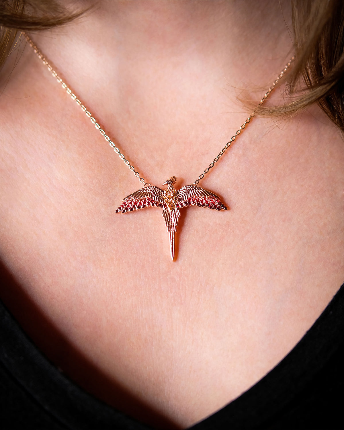 Immagine del prodotto Harry Potter - Collana Fawkes con Cristalli