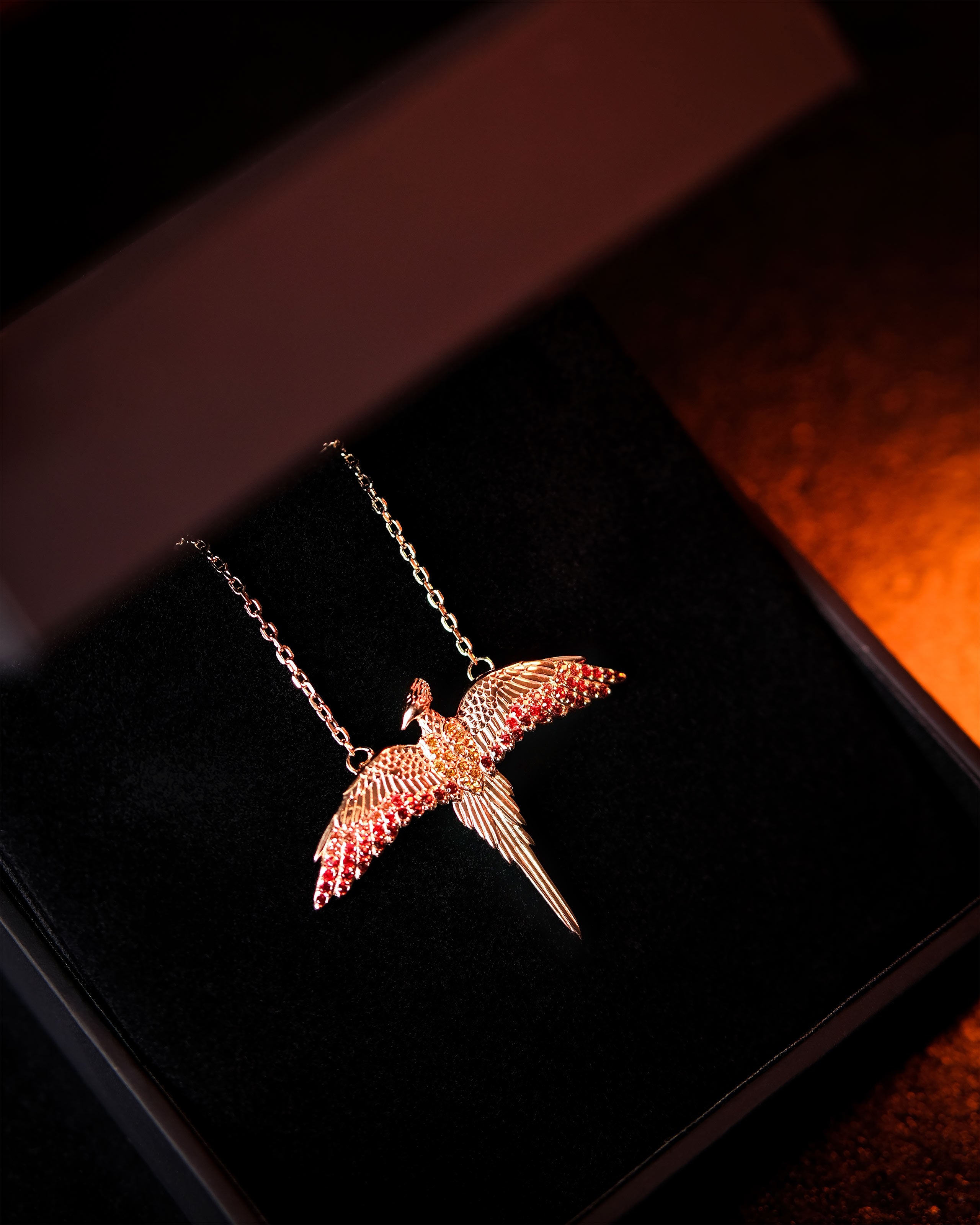 Immagine del prodotto Harry Potter - Collana Fawkes con Cristalli