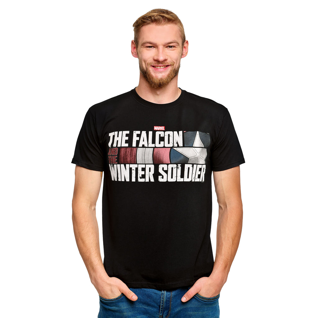 Immagine del prodotto The Falcon and the Winter Soldier - T-shirt con logo nera