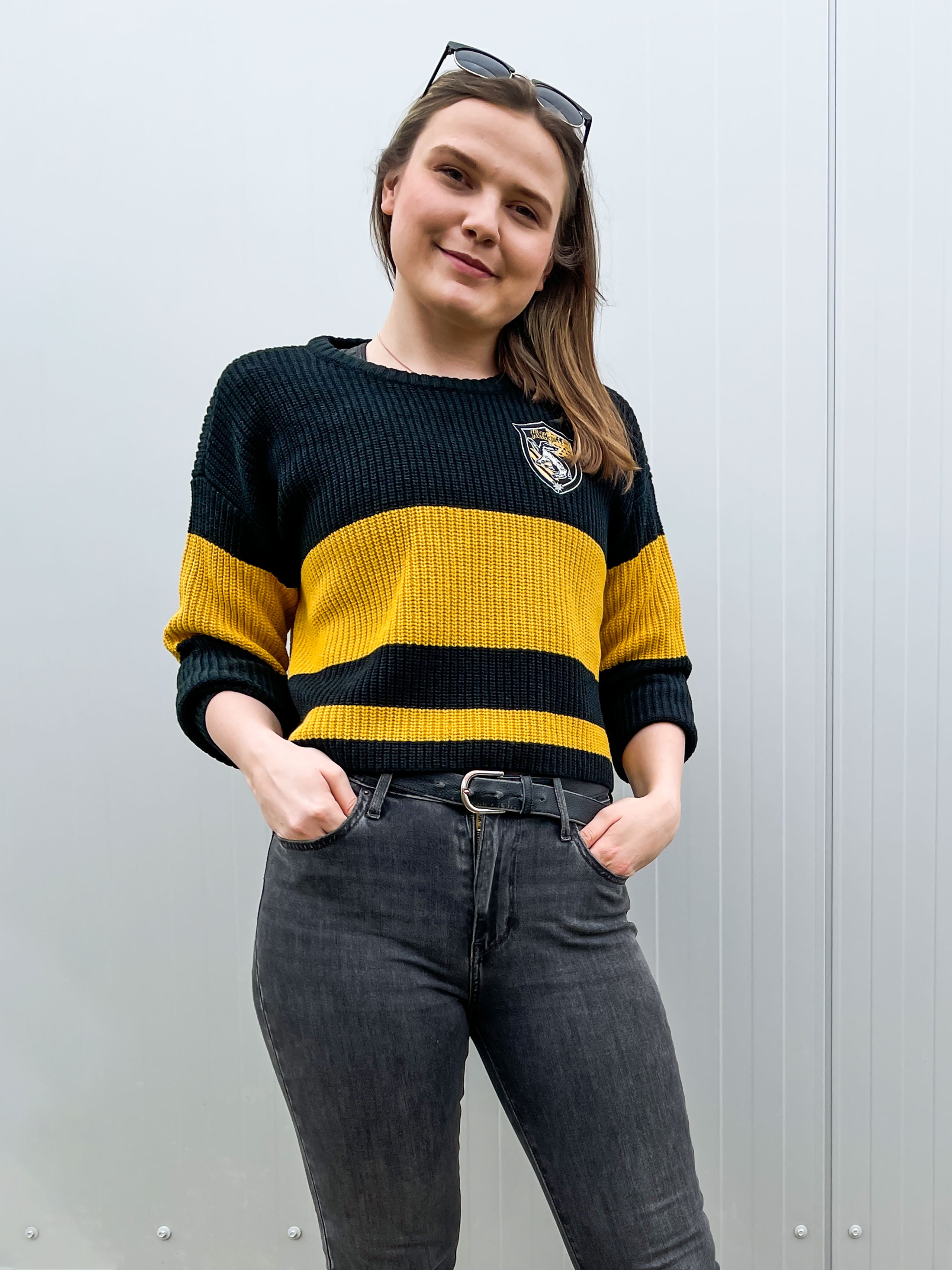 Immagine del prodotto Harry Potter - Maglione corto Hufflepuff per donne