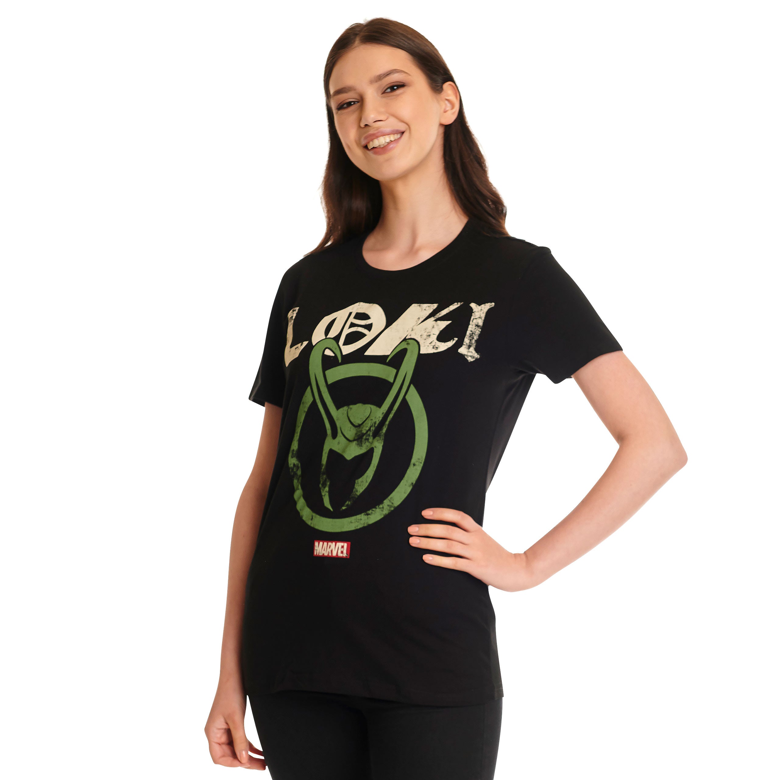 Immagine del prodotto Loki - Logo Badge T-shirt nera