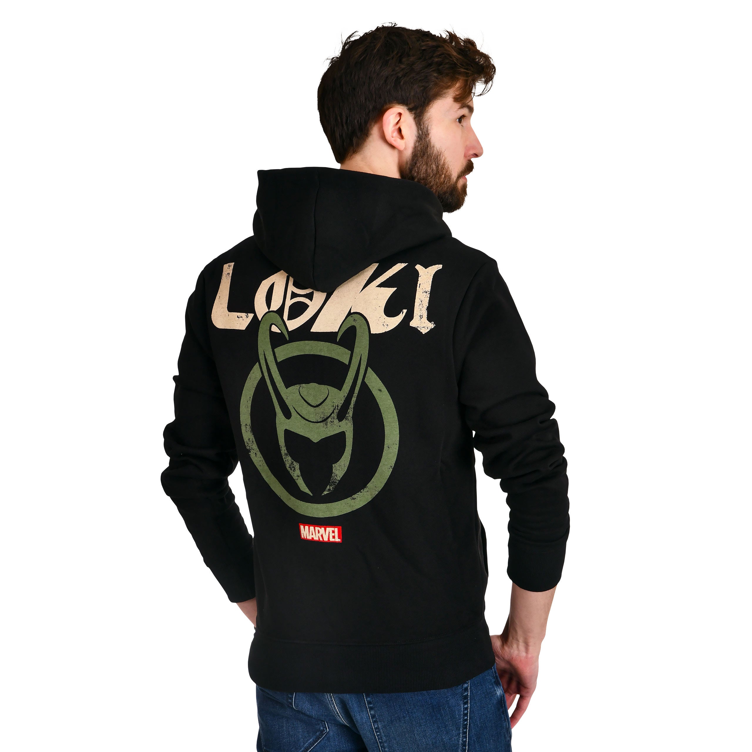 Immagine del prodotto Loki - Felpa con cappuccio e logo nero