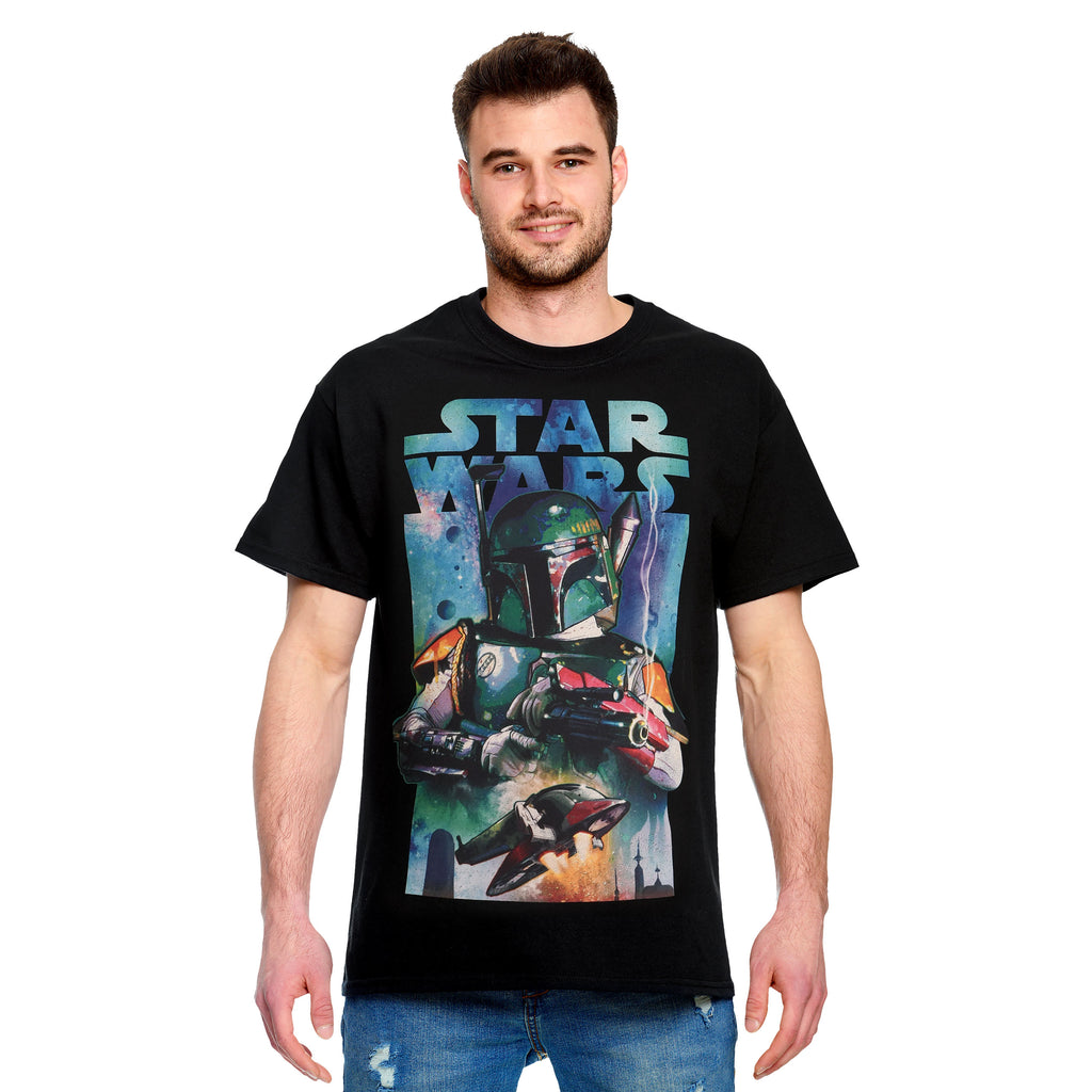 Immagine del prodotto Star Wars - Boba Fett con Slave I T-shirt nera