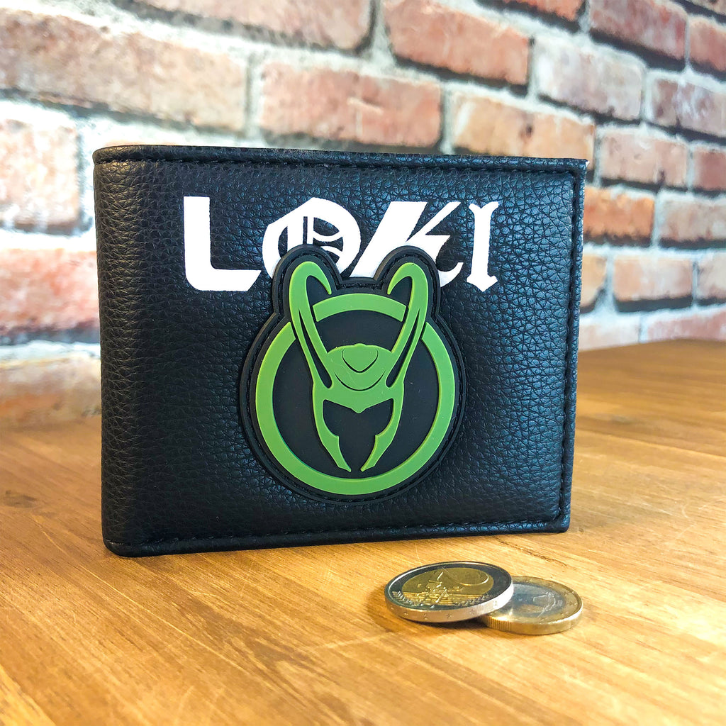 Immagine del prodotto Loki - Portafoglio nero con badge logo